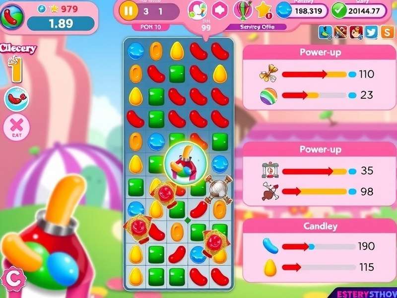 Candy Champion strategy guide showing power-up combinations